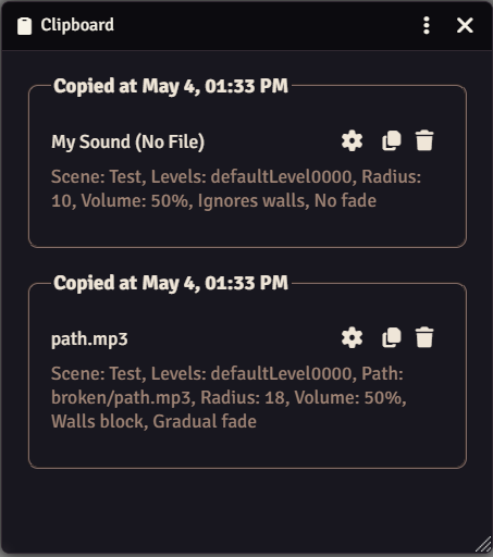 Clipboard Sounds