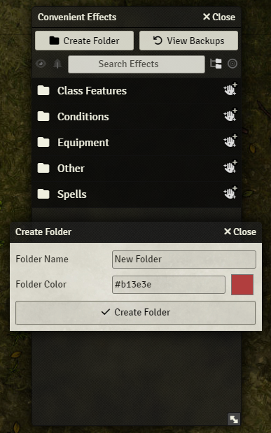 Creating Folders